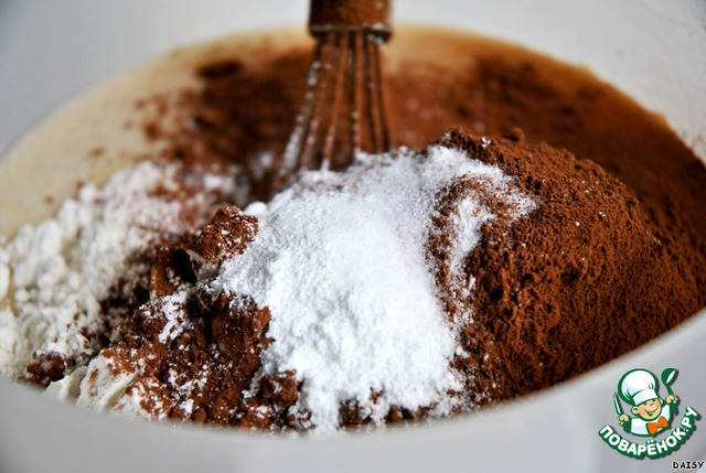 Шоколадно-кофейный кекс.