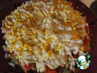 Слоеный салат из баклажанов ингредиенты
