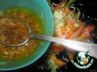 Салат с креветками "Пылающее море" ингредиенты