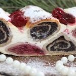 Блинная запеканка  "Вишнёвый смак"