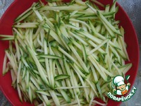 Салат из сырого кабачка по-корейски ингредиенты