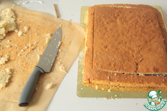 Рецепт торта цифра медовые коржи пошагово с фото
