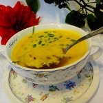 Суп из топинамбура с диким рисом