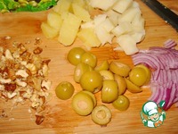 Салат из сельди с кукурузой  ингредиенты