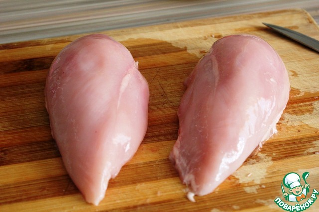 Куриные грудки с овощами в соусе - кулинарный рецепт