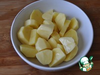 Пряный золотистый картофель в микроволновке ингредиенты