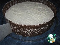 Фруктовый торт с шоколадным кружевом ингредиенты