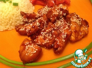 Карамельная курица по-тайски