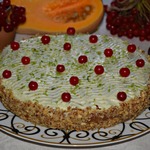 Тыквенно-ореховый торт "Осенние краски"