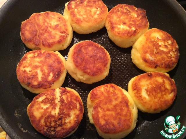 Сырники с овсянкой и бананом кулинарный рецепт