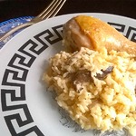 Курица в сметане с рисом