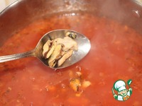 Итальянский суп с рисом и мидиями Мидии