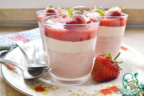 Клубнично-йогуртовый мусс