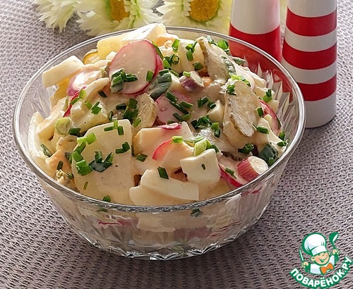 Салат из кольраби "Пикантный "