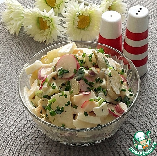 Салат из кольраби "Пикантный "