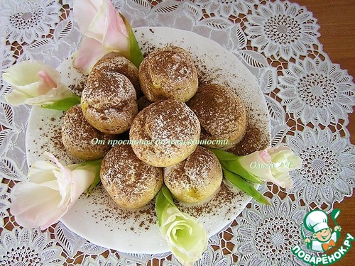 Апельсиновые профитроли