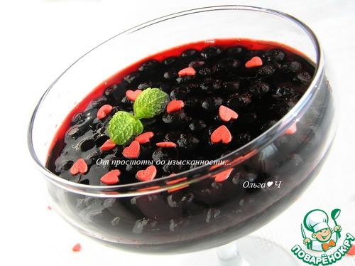 Десерт "Клубника в шампанском"