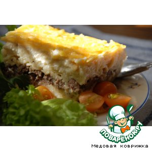 Запеканка с молочным соусом