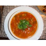 Арабский томатный суп с фасолью