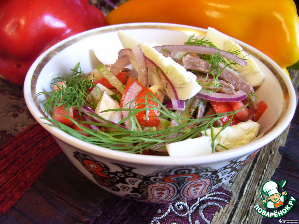 Бахор салат рецепт