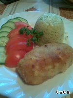 Рыбные рулетики со шпинатом и сыром Карри