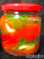 Маринованный перец на скорую руку Сельдерей