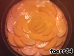 Персиковый пирог "Желтая роза" Ванилин