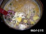 Суп сливочно-сырный с фаршем "Объеденье" 