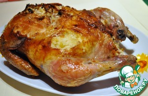 Рецепт Курица фаршированная рисом в аэрогриле