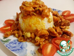 Рецепт Курица с арахисом по-китайски
