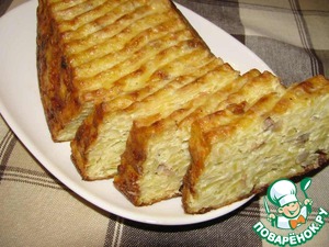 Рецепт Картофельный хлебец с салом
