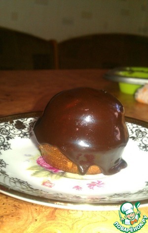 Рецепт Мраморные кексы с шоколадной помадкой