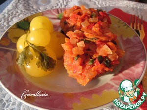 Рецепт Гречаники с овощным соусом
