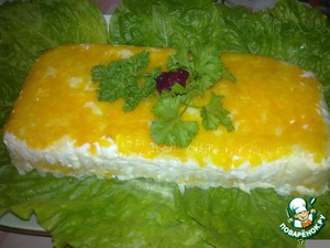 Рецепт Нежный слоеный салат