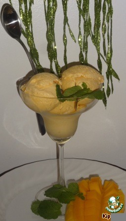 Рецепт Мороженое из манго
