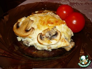 Рецепт Сливочное суфле с грибами