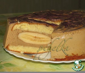 Рецепт Сливочно-кофейный торт с бананами