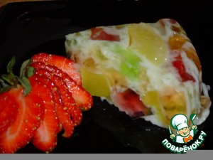 Рецепт Желейно-персиковый тортик