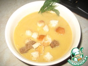 Рецепт Суп-пюре из тыквы и цветной капусты