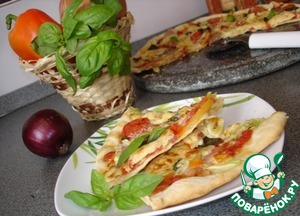 Рецепт Pizza Toskana Пицца по-тоскански с овощами