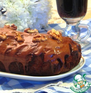 Рецепт Шоколадный пирог с грецким орехом