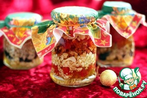 Рецепт Орехи и сухофрукты в меду «Презент 2»
