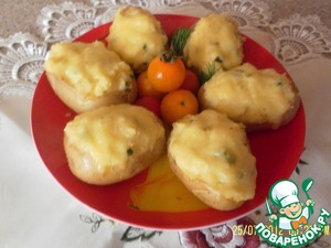 Рецепт Картофель с творожным сыром