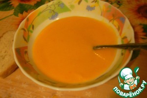 Рецепт Суп-пюре из тыквы с имбирем и сельдереем