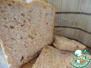 Рецепт Хлеб с охотничьими колбасками, вялеными помидорами и чесноком