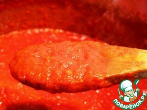 Рецепт Основной томатный соус для пиццы