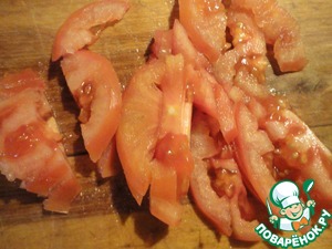 Конвертики из баклажанов с помидорами и плавленым сыром — рецепт с фото пошагово