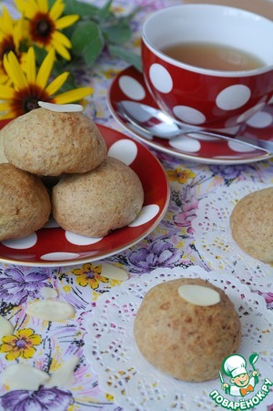 Рецепт Овсяное печенье с творожной начинкой