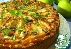 Рецепт Яблочный пирог с сыром