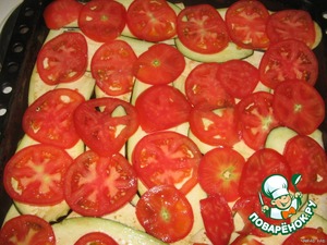 Баклажаны с сулугуни и помидорами в духовке